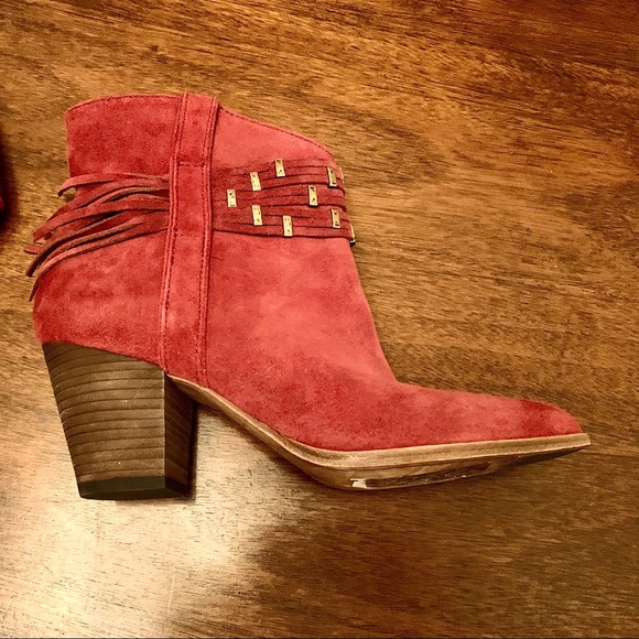 NWOB Frye stacked wood heeled booties - Picture 3 of 8